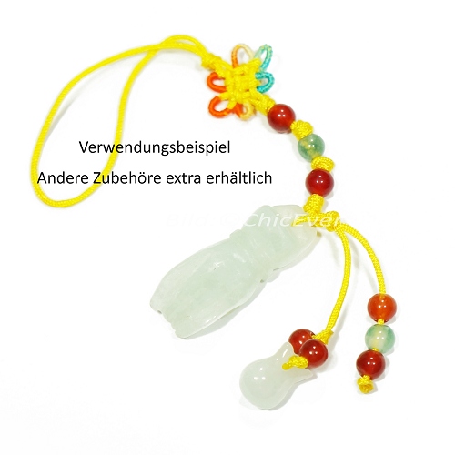 2x Jade Anhänger, Buddhas Hand, Schmuckteile, Schmuck DIY, 7942